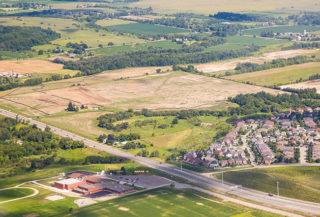 Lotus Pointe, Caledon aerial